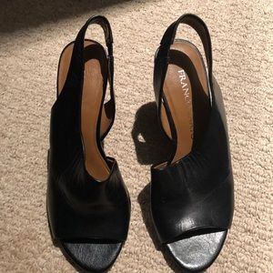 Franco Sarto Shoes - Franco Sarto Leather Wedges Franco Sarto Shoes - Franco Sarto Leather Wedges